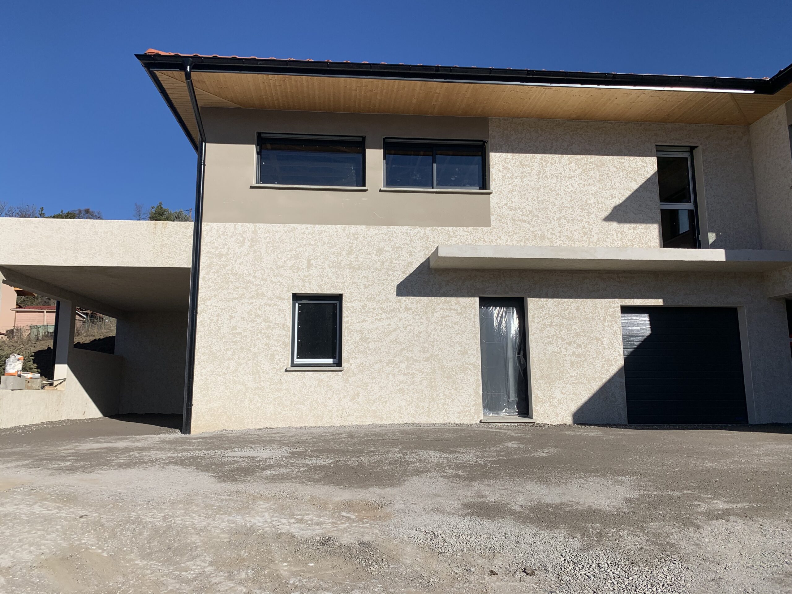 Après – maison neuve réalisée par DB Construction dans les Hautes-Alpes
