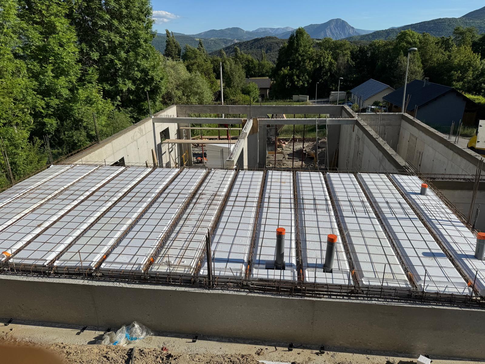 Avant – chantier maçonnerie terrassement DB Construction Gap Hautes-Alpes