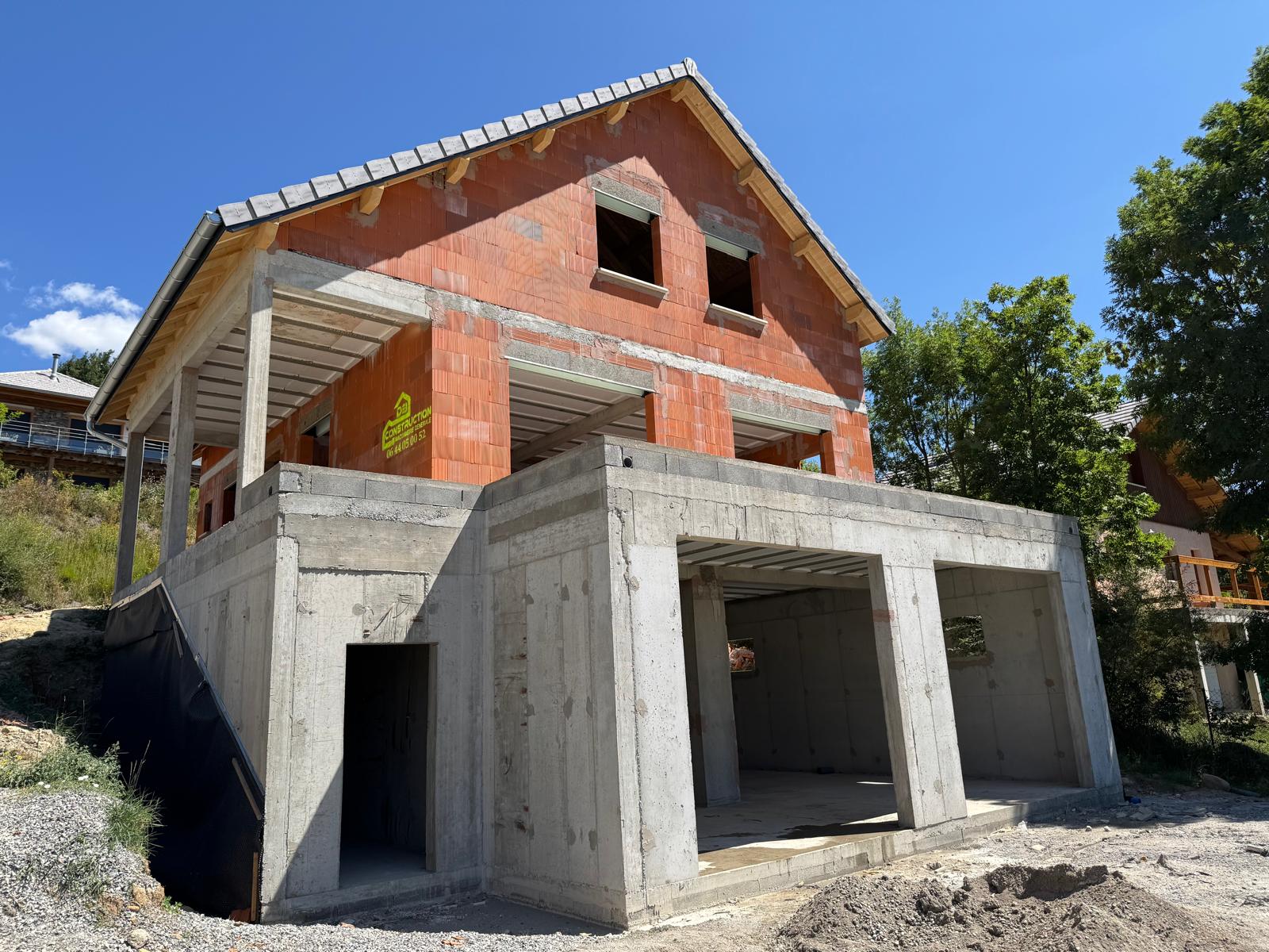 Après – maçonnerie terrassement finalisé DB Construction Hautes-Alpes (05)