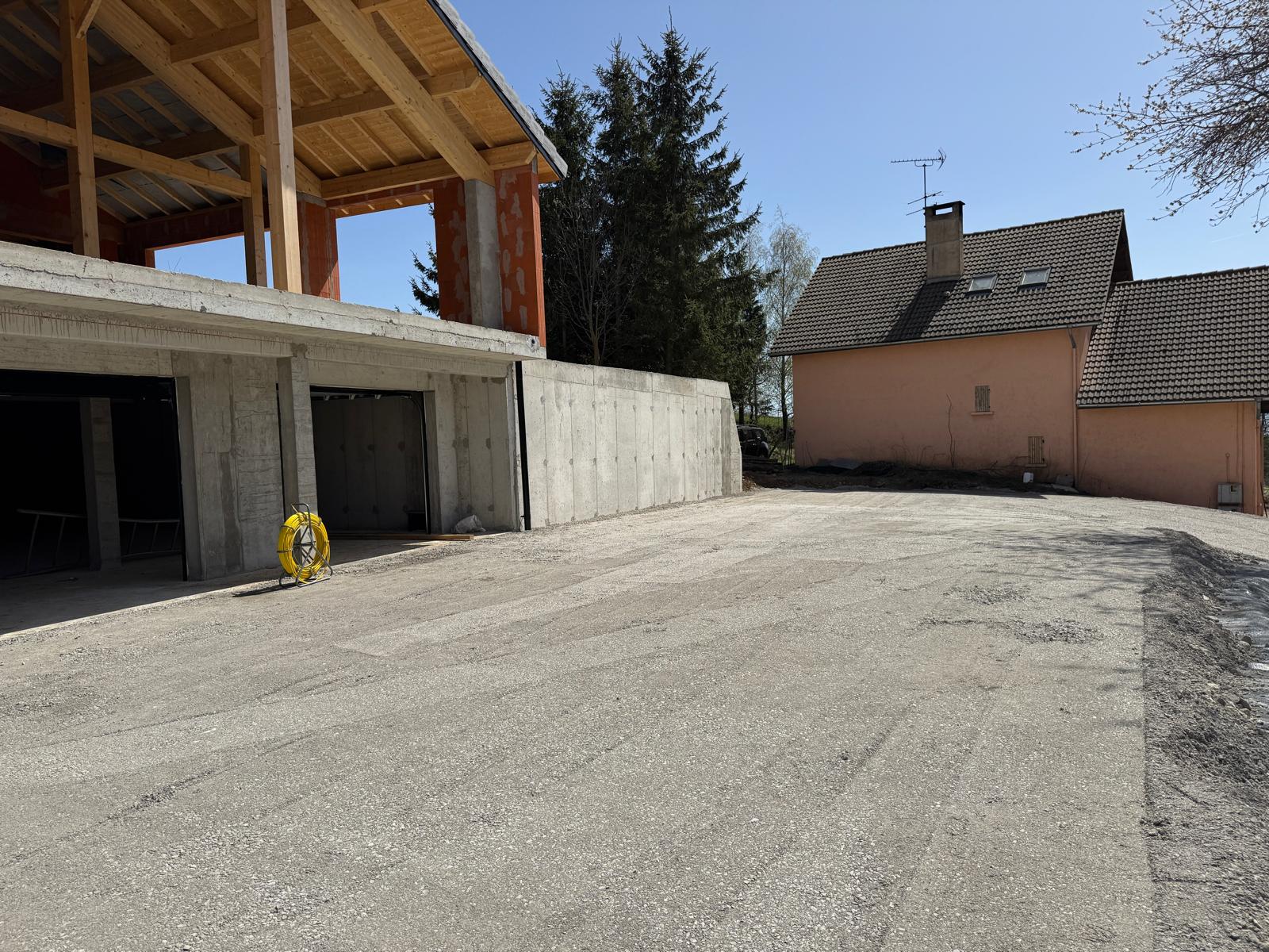 Après – terrassement et fondations réalisés par DB Construction dans les Hautes-Alpes